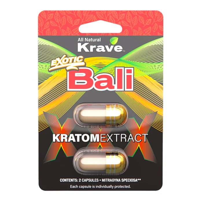 Krave Exotic Kratom Extract Capsules