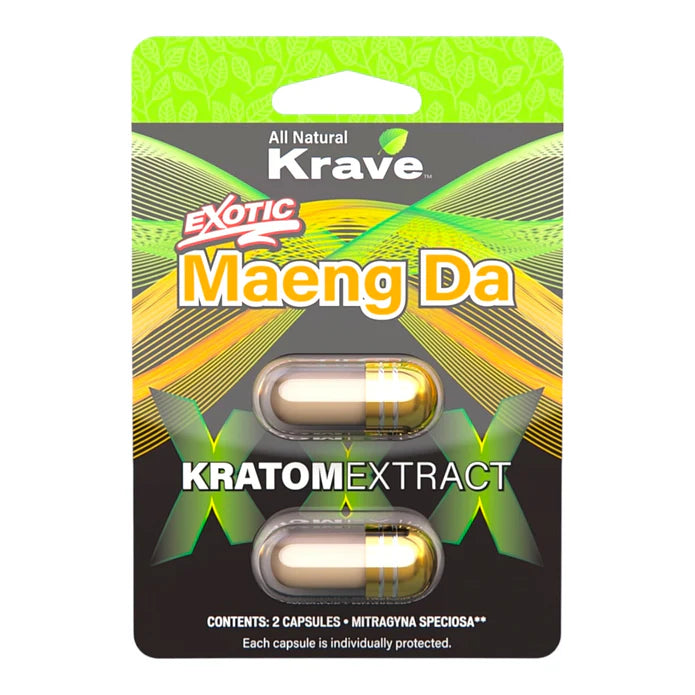 Krave Exotic Kratom Extract Capsules