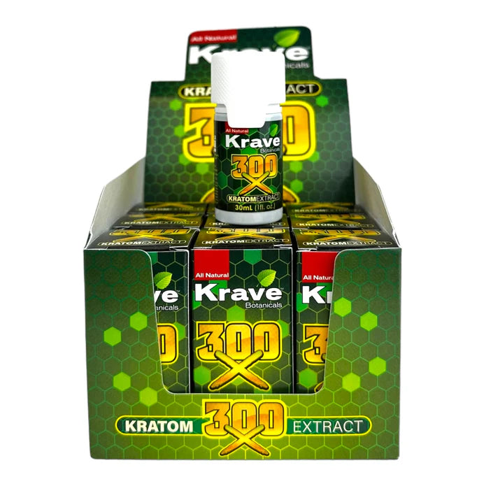 Krave Kratom Extract 300X - 30ml Liquid Shot