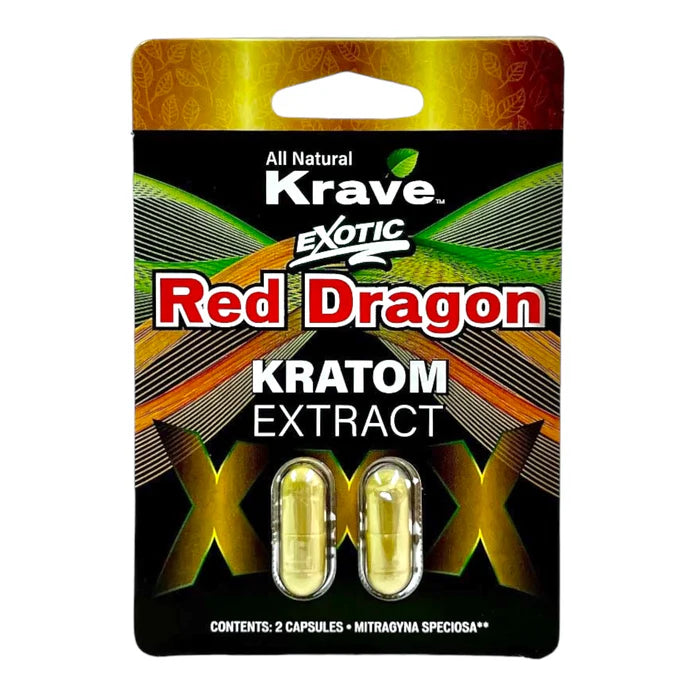 Krave Exotic Kratom Extract Capsules