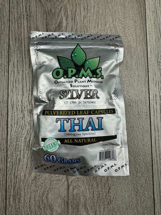 OPMS Kratom Silver (Capsules) 60 Grams