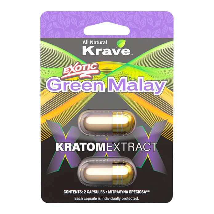 Krave Exotic Kratom Extract Capsules