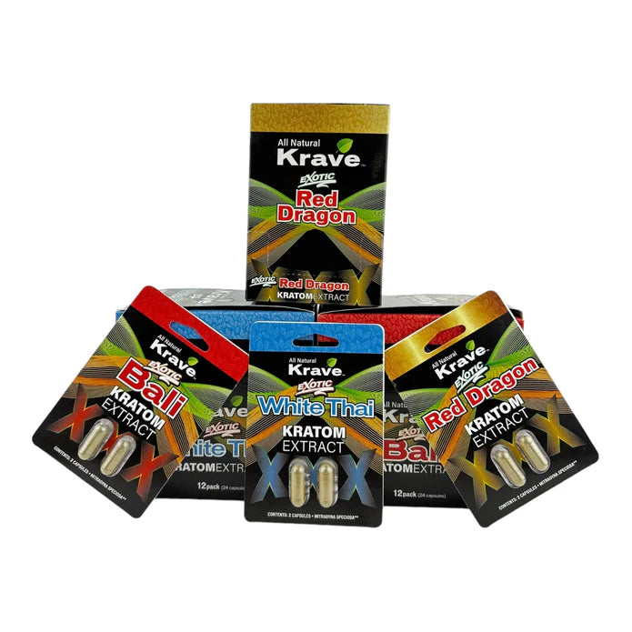 Krave Exotic Kratom Extract Capsules