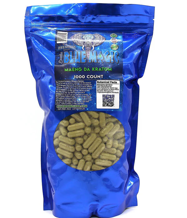 Exotic Blue Magic Kratom (750 Count)