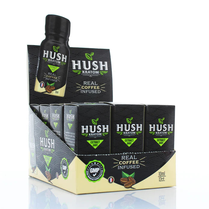 Hush Kratom Real Coffee Infused Shot 10mL