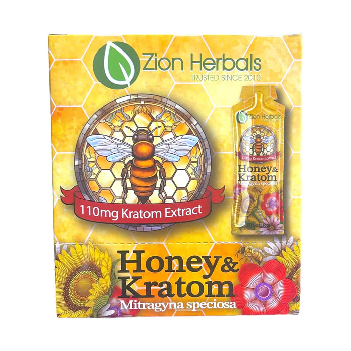 Zion Herbals Honey & Kratom 110mg Extract