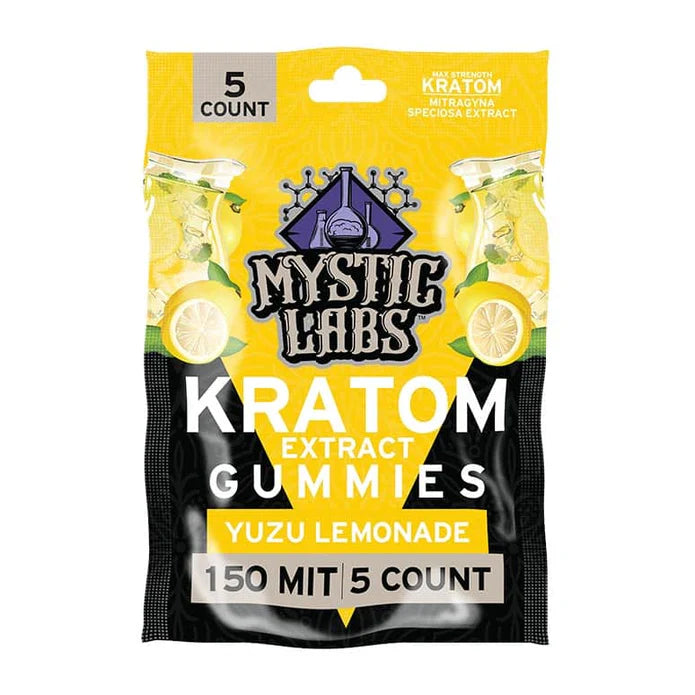 Mystic Labs Kratom Gummies 30mg per/150mg 5 Count Bag