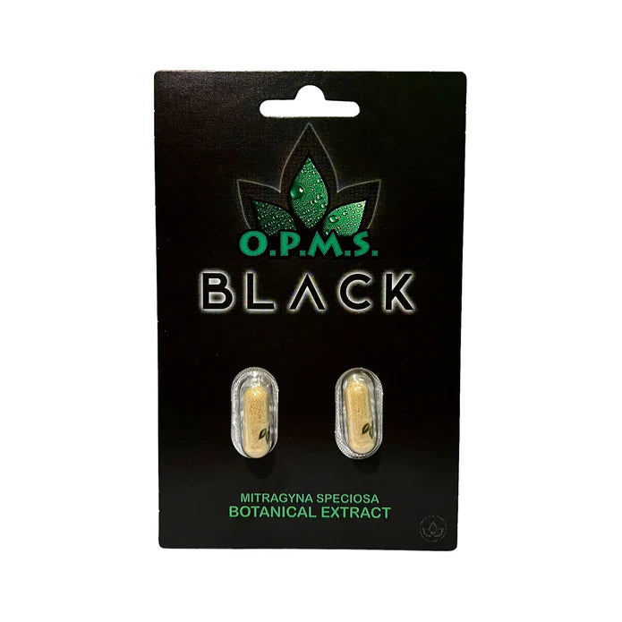 OPMS Black Kratom Extract Capsules