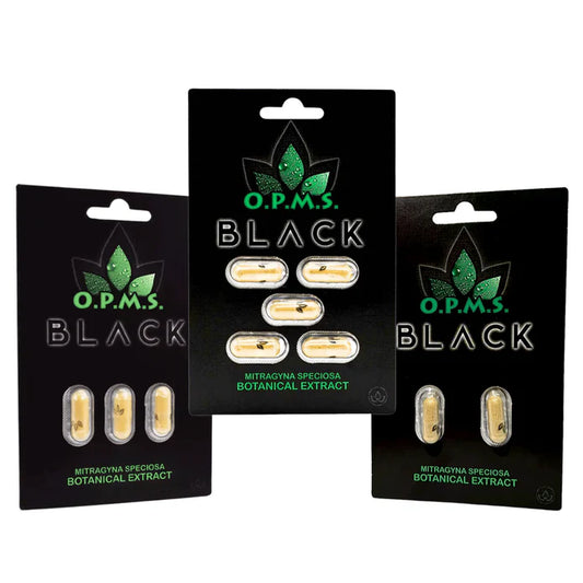 OPMS Black Kratom Extract Capsules