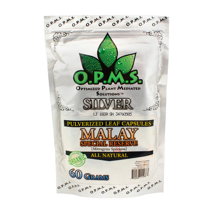 OPMS Kratom Silver (Capsules) 60 Grams