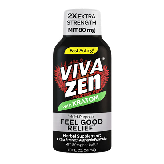 Viva Zen 2x Extra Strength w/ Kratom Multi Purpose Feel Good Relief