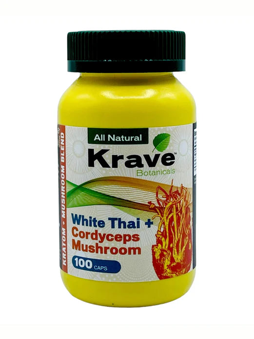 Krave Kratom And Mushroom Capsules (100ct)