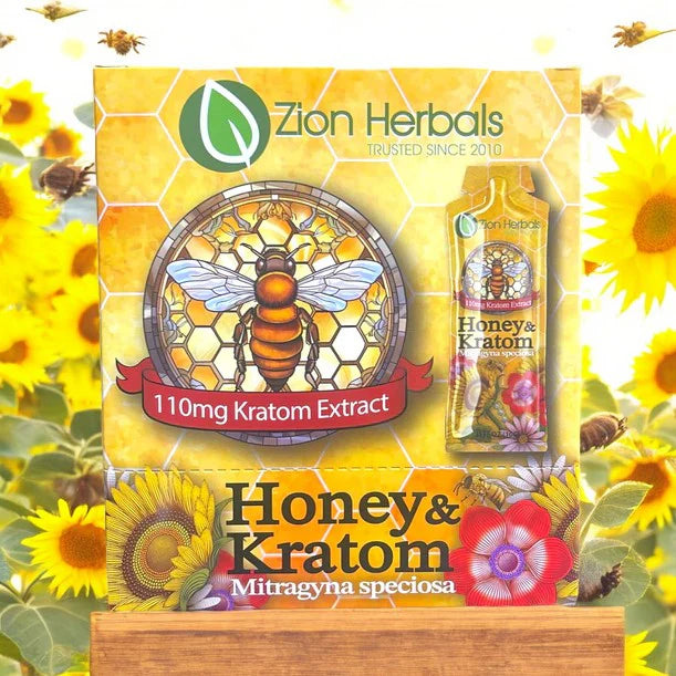 Zion Herbals Honey & Kratom 110mg Extract