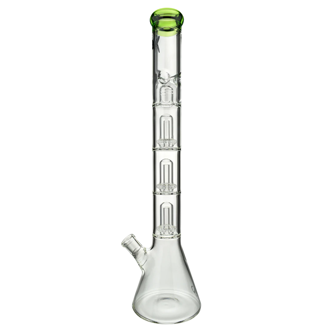 Mav Glass Wp Triple UFO Beaker Bong 21" Female 18mm