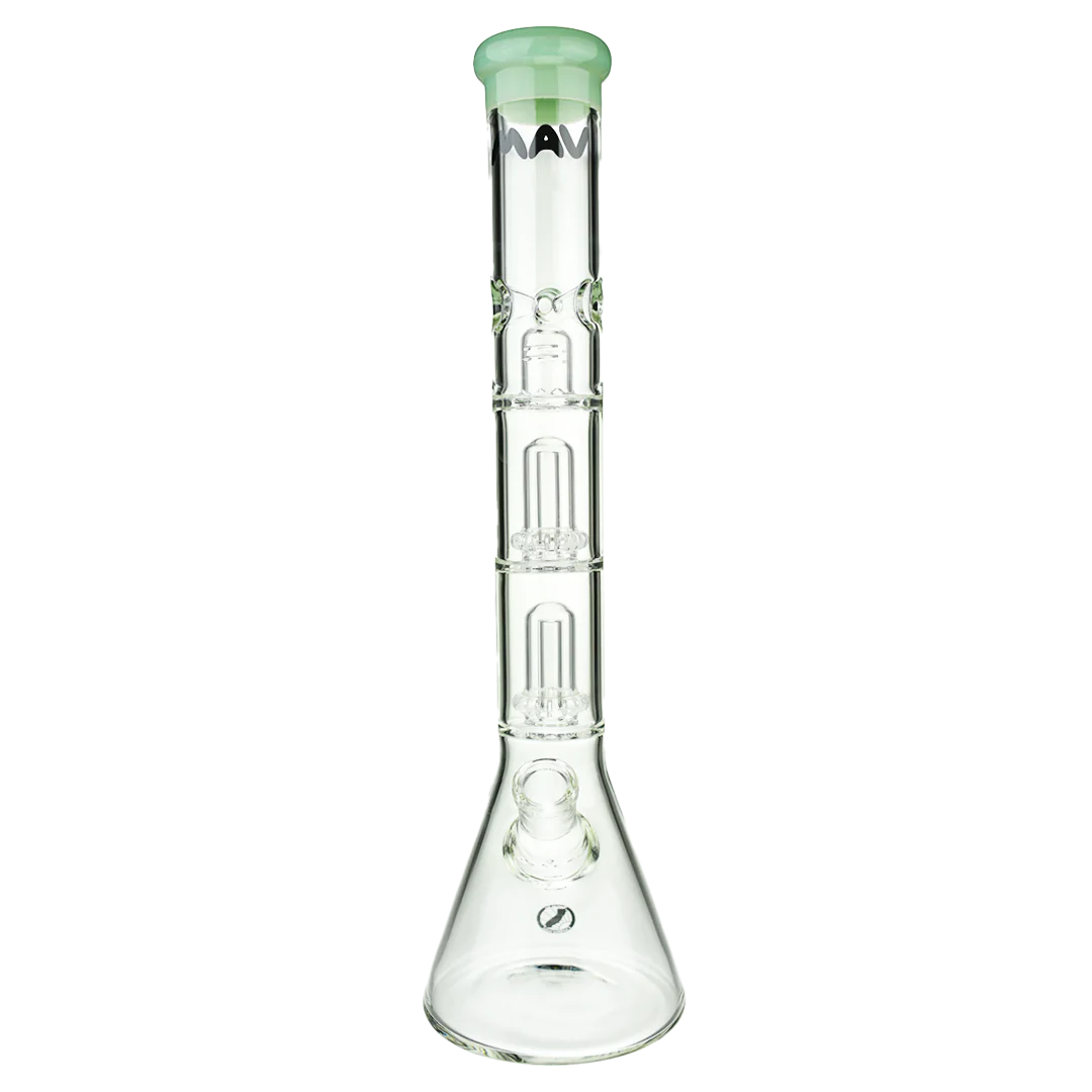 Mav Glass Wp Double UFO Beaker Bong 18" Female 18mm