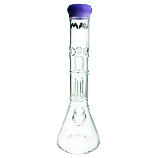 Mav Glass Wp Single UFO Beaker Bong 15" Female 18mm