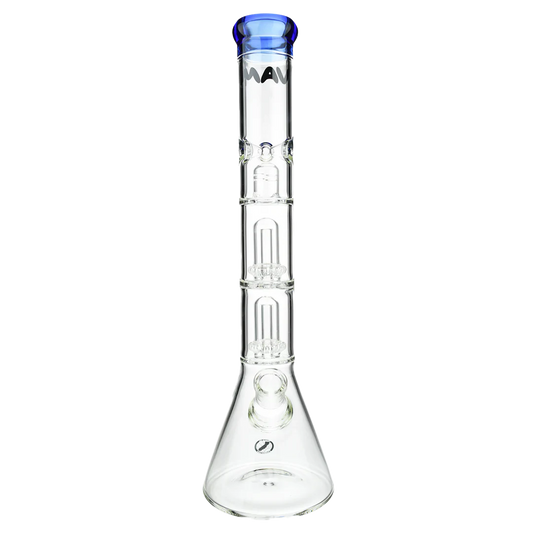 Mav Glass Wp Double UFO Beaker Bong 18" Female 18mm