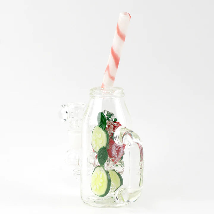 Empire Glassworks Mini Rig - Strawberry Cucumber Detox