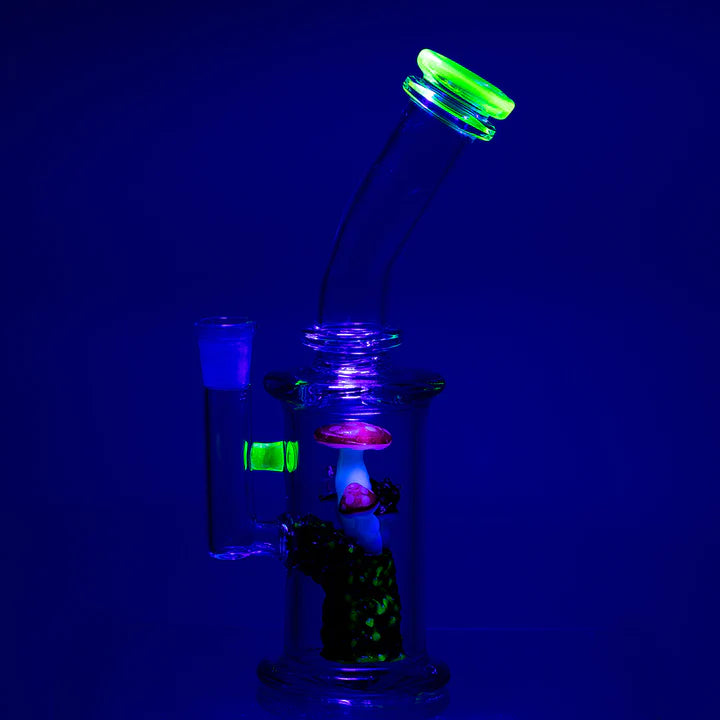 Empire Glassworks Mini Rig - Cosmic Mushrooms