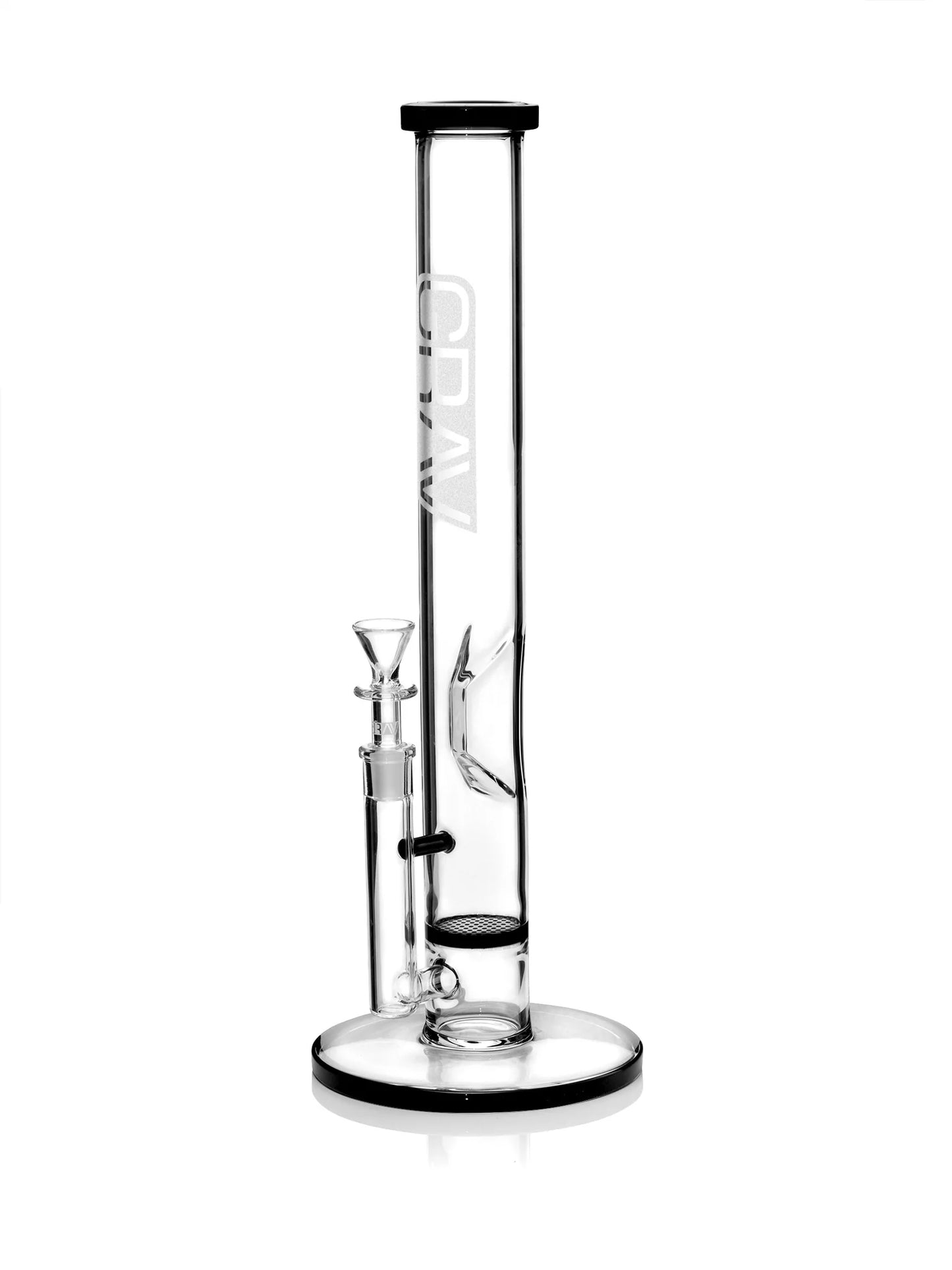 GRAV® Large Straight Base w/ Disc Water Pipe