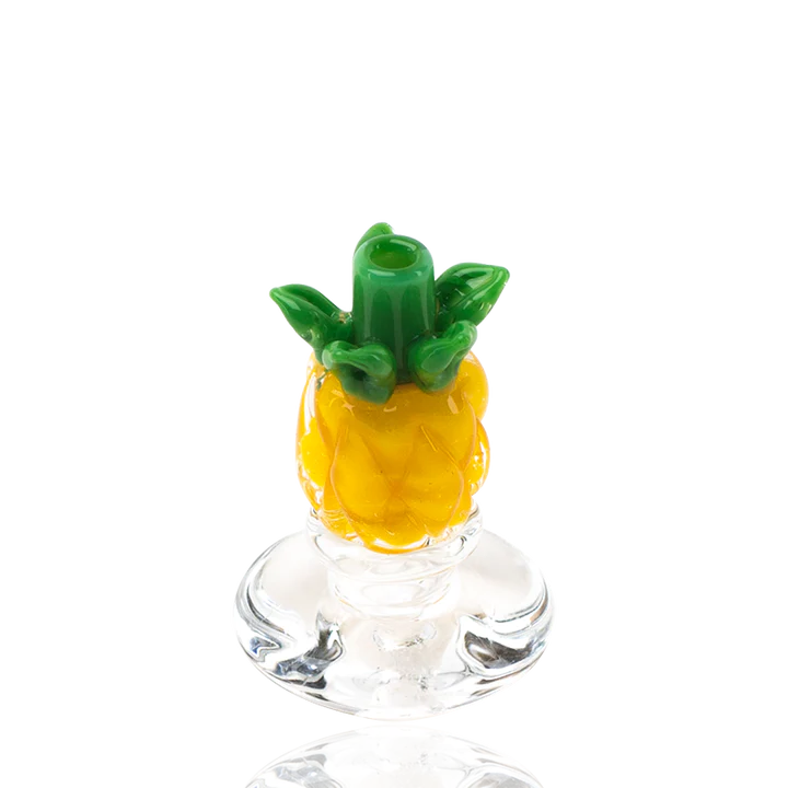 Empire Glassworks Puffco Peak Carb Cap Pineapple