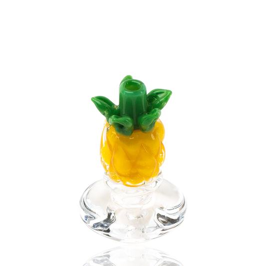 Empire Glassworks Puffco Peak Carb Cap Pineapple