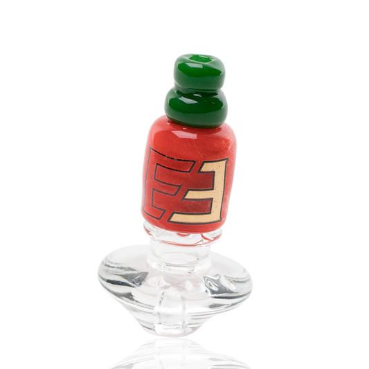 Empire Glassworks Puffco Peak Carb Cap Sriracha