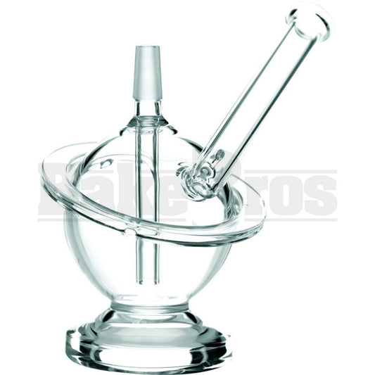 WP TUBE PERC SATURN DESIGN BODY 5" CLEAR MALE 10MM