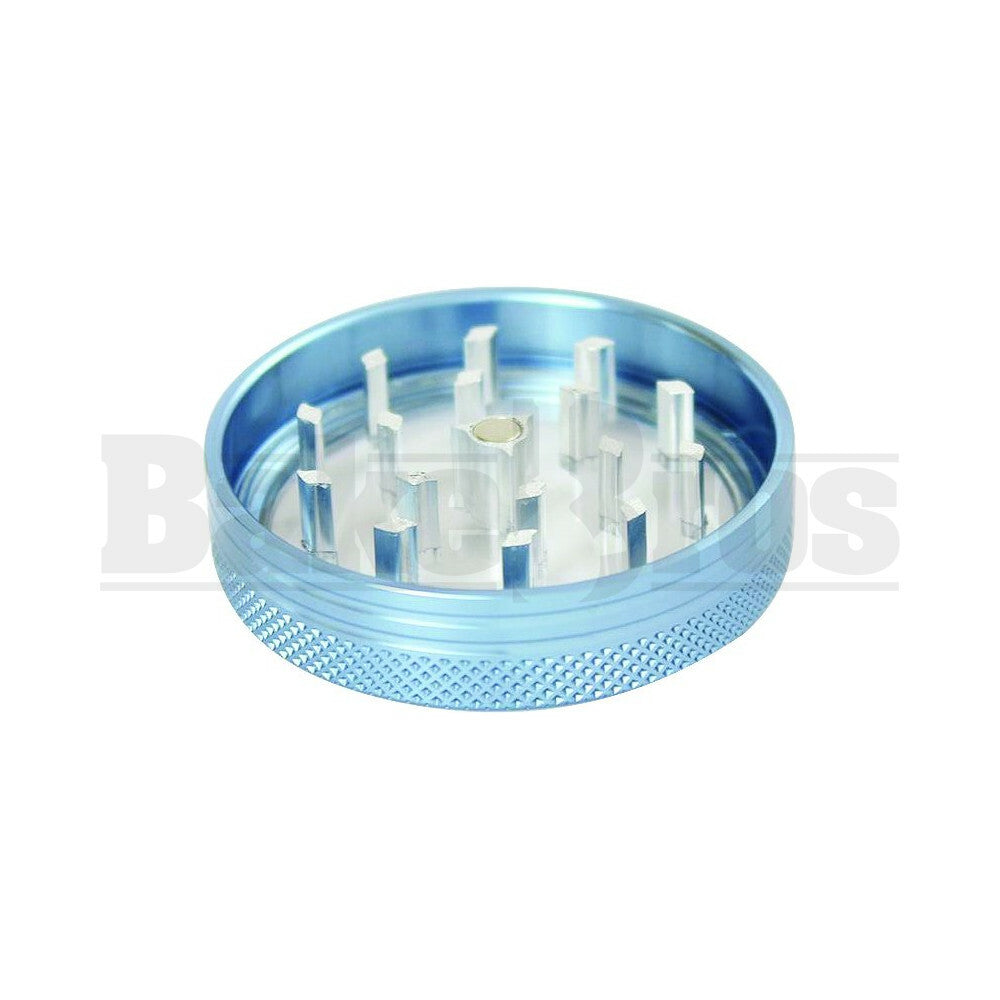 SHARPSTONE CLEAR TOP GRINDER 2 PIECE 2.2" BLUE Pack of 1