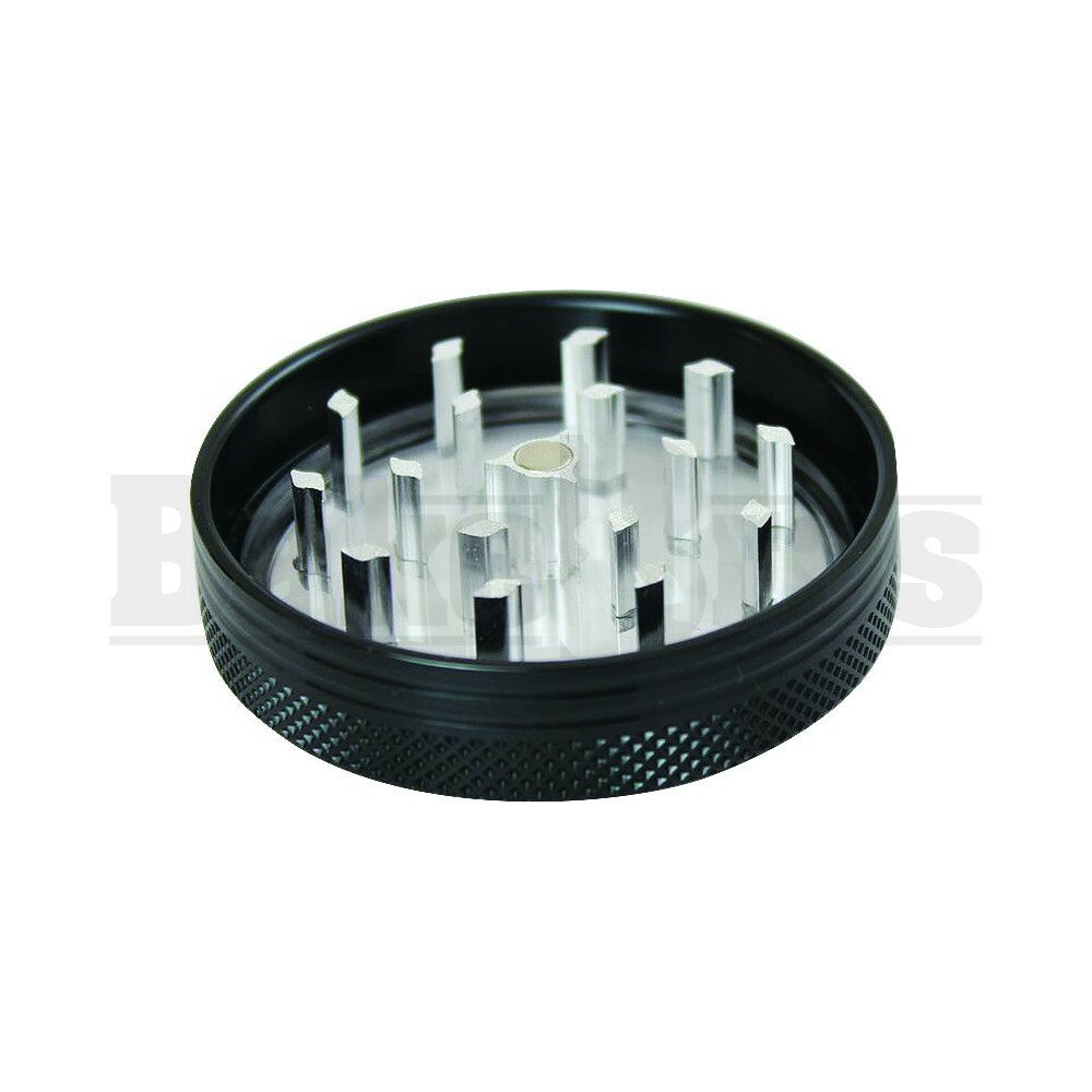 SHARPSTONE CLEAR TOP GRINDER 2 PIECE 2.2" BLACK Pack of 1