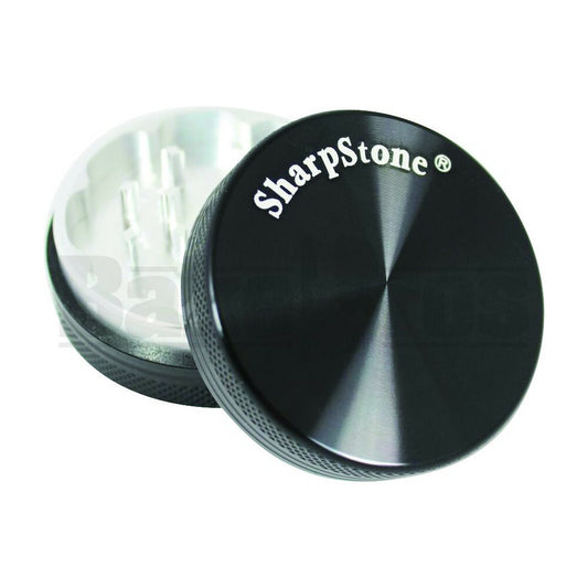 SHARPSTONE HARD TOP GRINDER 2 PIECE 2.2" BLACK Pack of 1