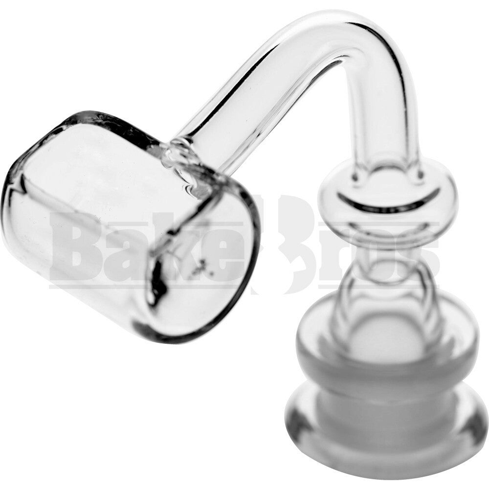 18MM DOMELESS NAIL BULLDOZER TROUGH HONEYPOT QUARTZ CLEAR MALE