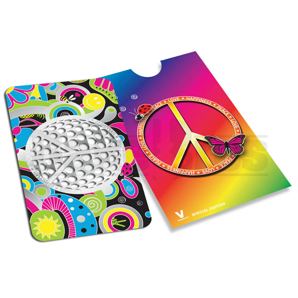 V SYNDICATE GRINDER CARD COLOR COLLECTION PEACE & LOVE Pack of 1