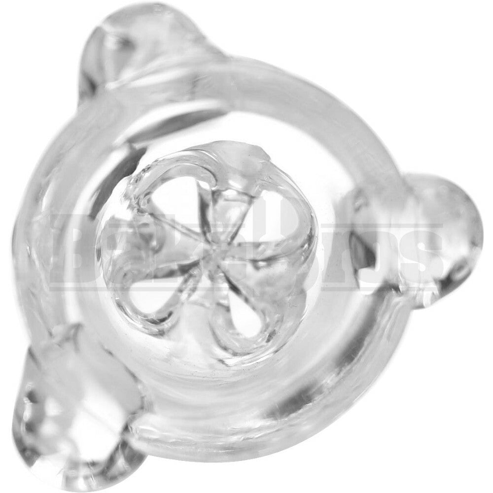 SLIDER BOWL TALL WITH GLASS DOTS CLEAR 18MM