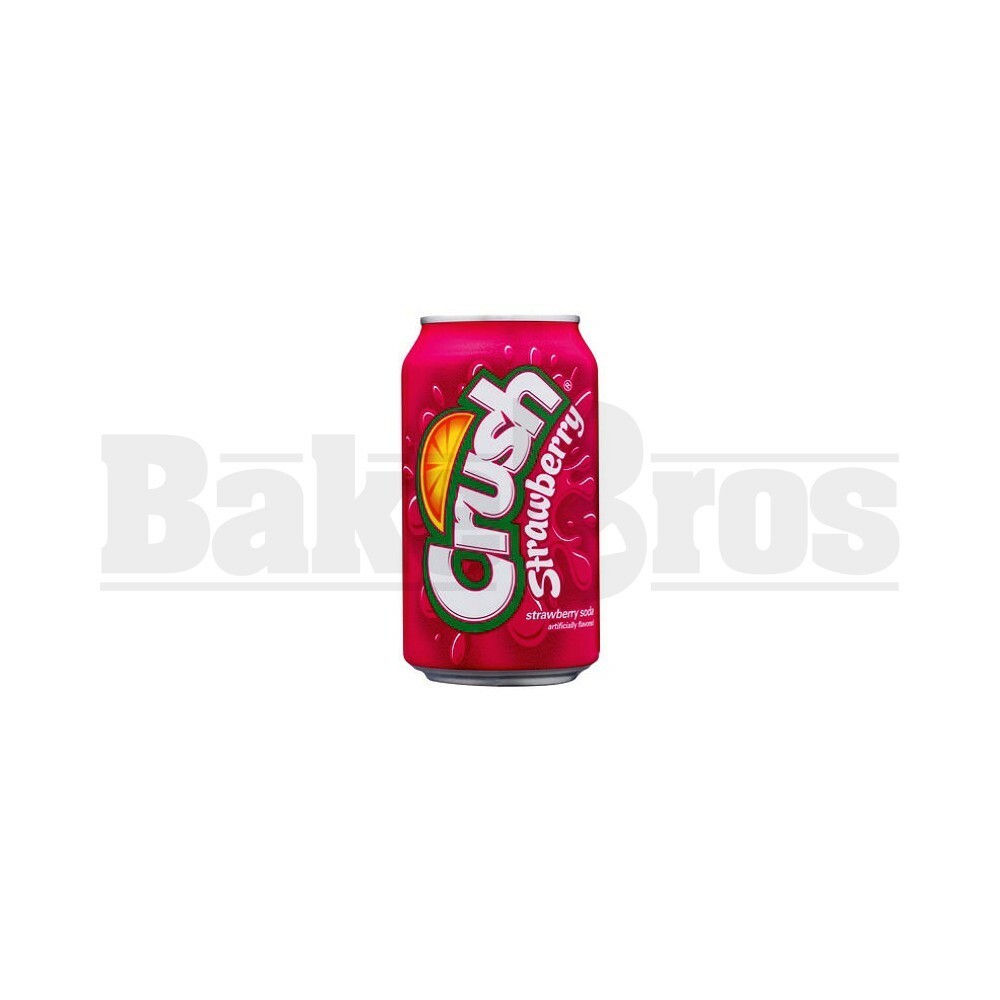 CRUSH STASH CAN DIVERSION SECRET COMPARTMENT STRAWBERRY 12 FL OZ