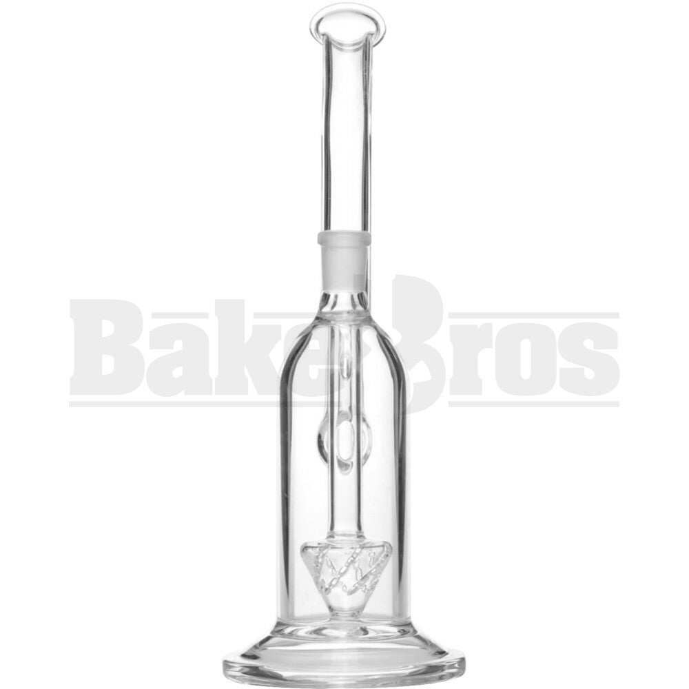 WP BENT NECK W/ ARROWHEAD PERC 10" CLEAR FEMALE 14MM