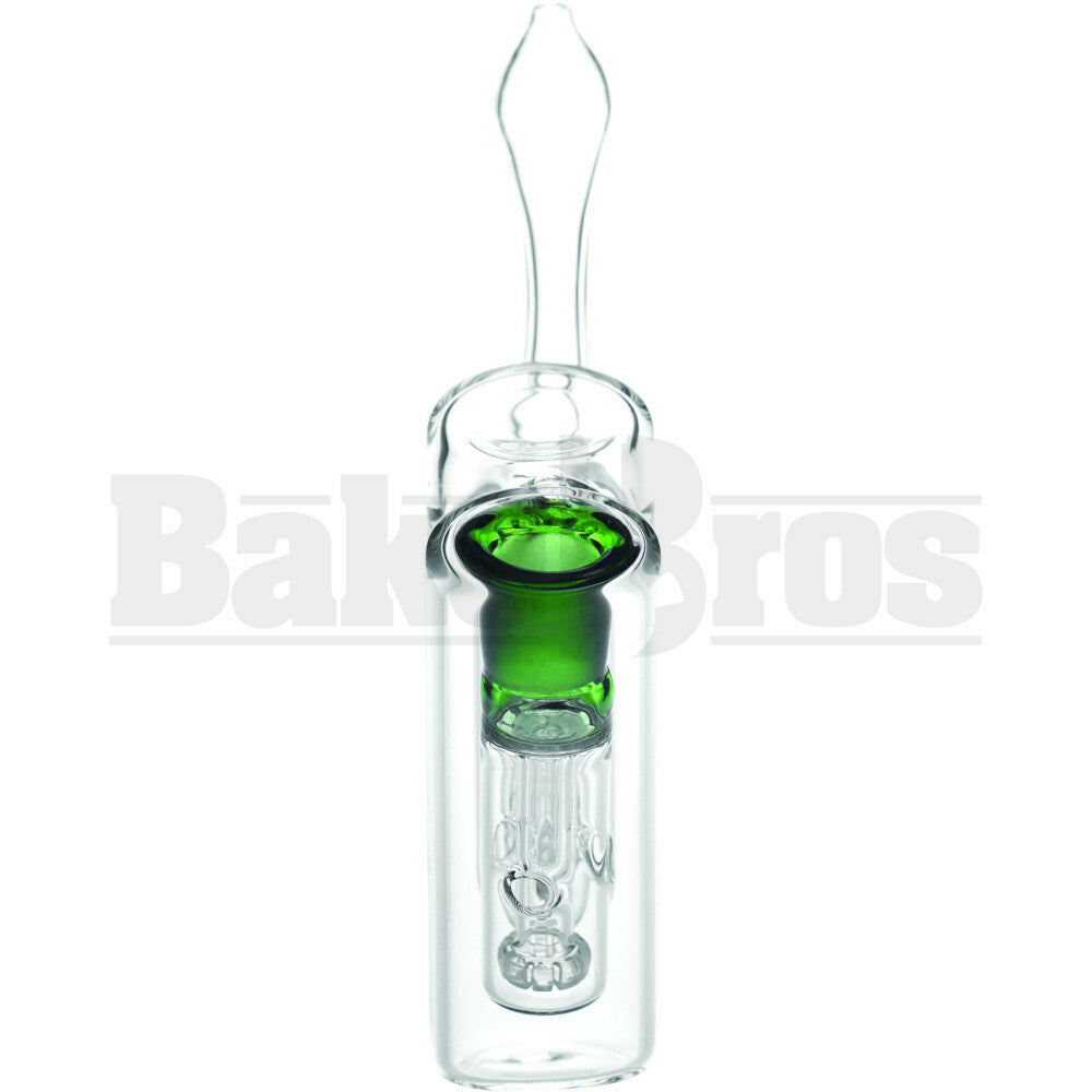 WP 2 CHAMBERS MINITREE & SHOWERHEAD PERC 6" GREEN FEMALE 18MM