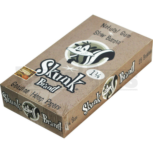 SKUNK BRAND ROLLING PAPERS 1 1/4 50 LEAVES UNFLAVORED Pack of 25