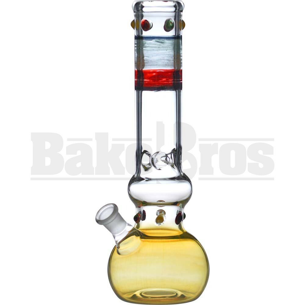 WP SMALL TO BIG BUBBLE BEAKER 12" FUMED RASTA FEMALE 18MM