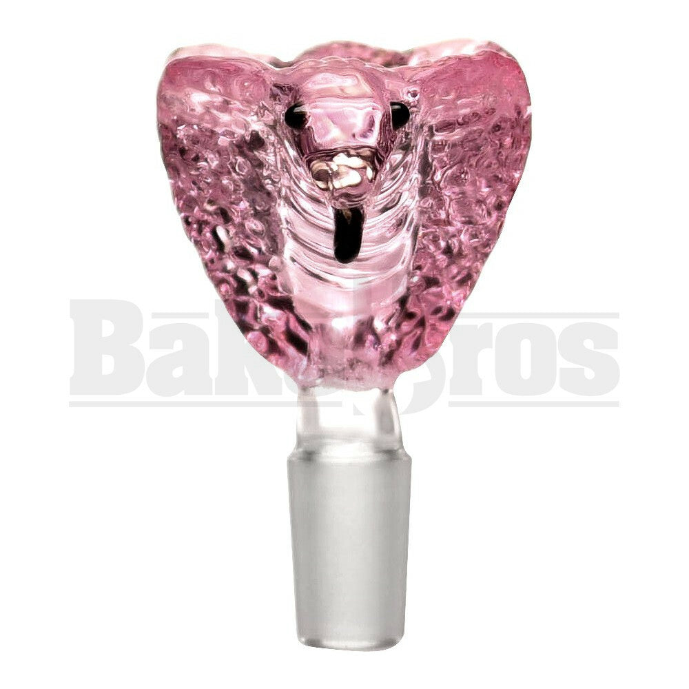 BOWL CONJOINED COBRA SNAKE PINK 18MM