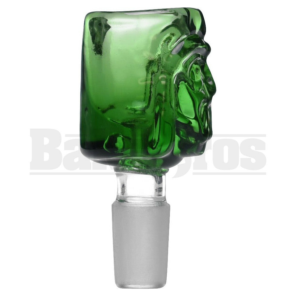 BOWL EVIL SCI FI COMMANDER HEAD GREEN 18MM