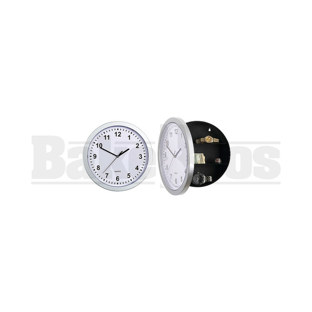 STASH SAFE WALL CLOCK ASSORTED DESIGN SINGLE SIZE