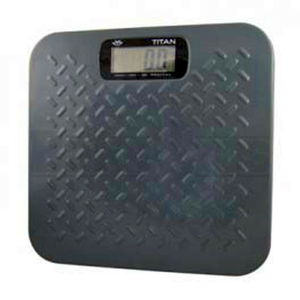 MY WEIGH SCALE TITAN BATHROOM SCALE RUGGED PLATFORM 0.2lb 300lb BLACK