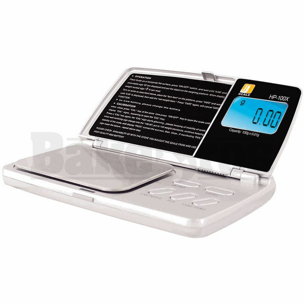 JSCALE DIGITAL POCKET SCALE HP SERIES 0.01g 100g SILVER