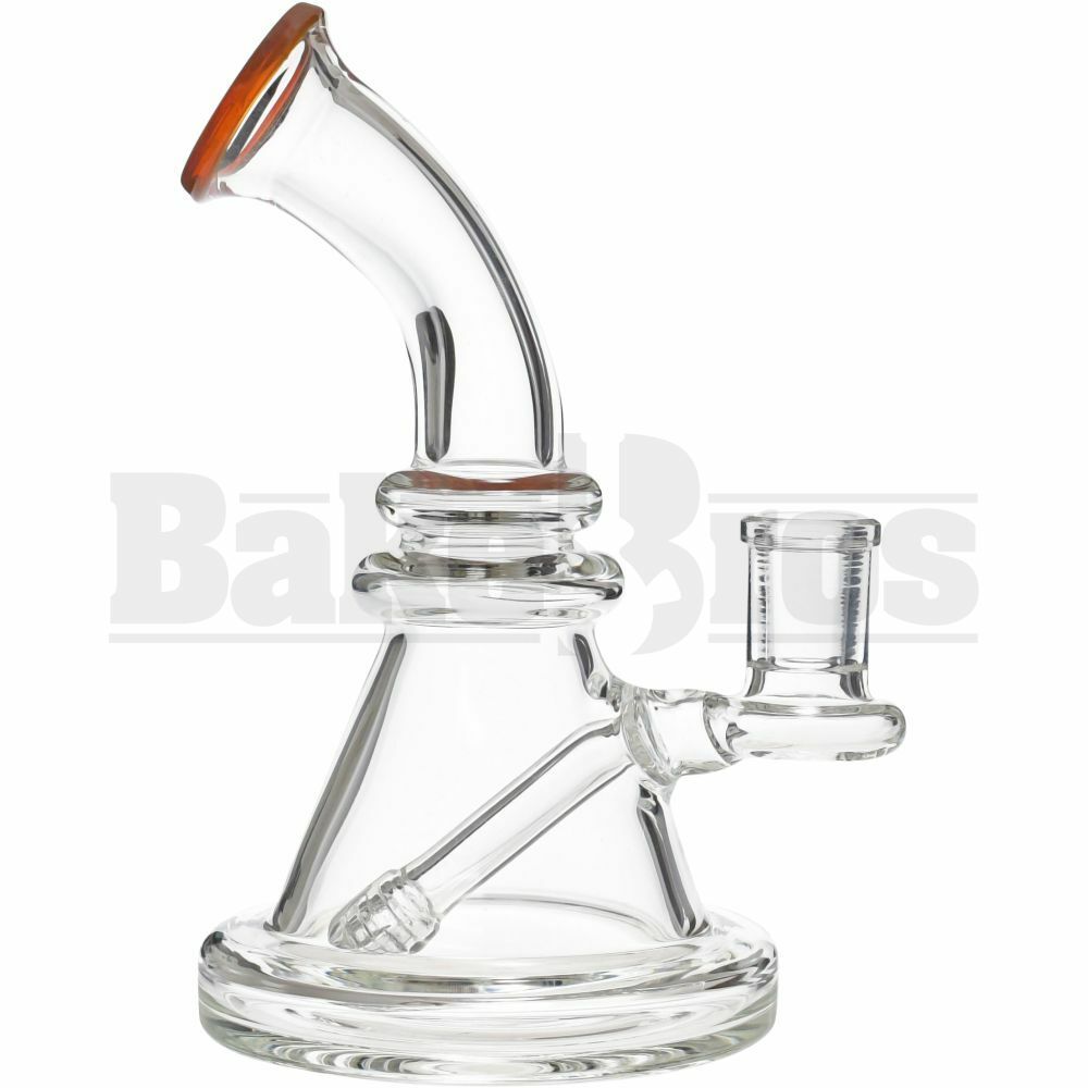 WP BENT NECK SHRUB BEAKER DESIGN BANGER HANGER W/BARREL PERC CARAMEL FEMALE 14MM