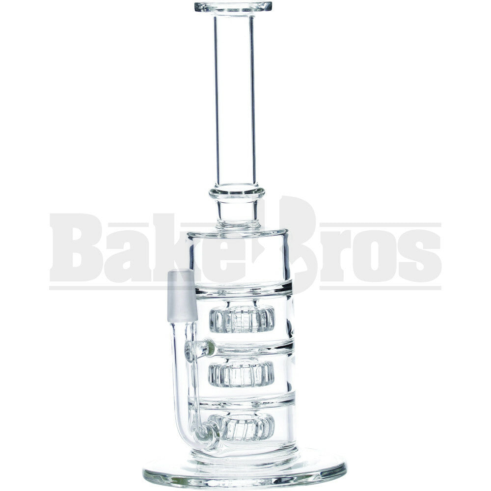 WP 3X SHOWERHEAD PERC 10" CLEAR MALE 14MM