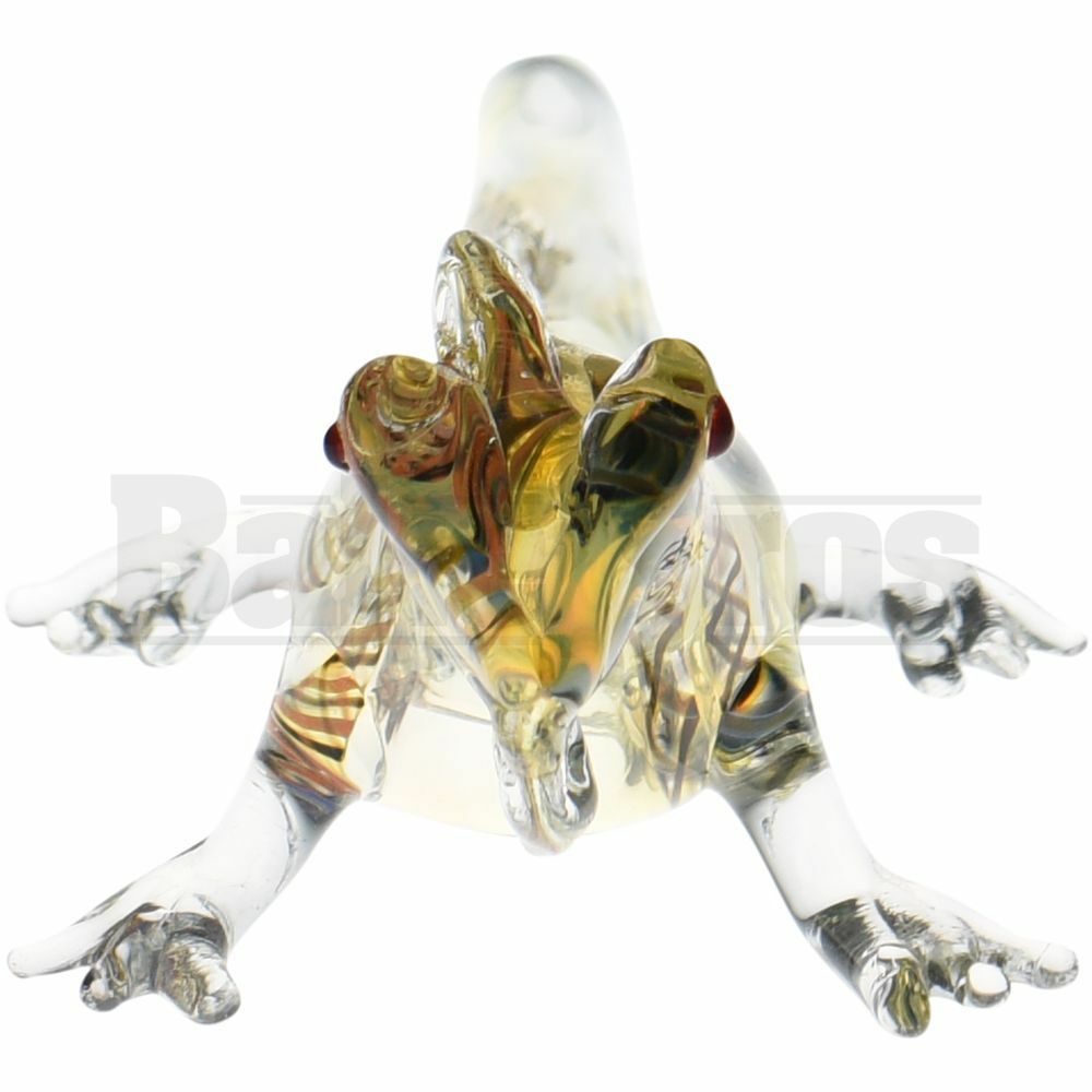 ANIMAL HAND PIPE CAUTIOUS IGUANA 6" ASSORTED COLORS