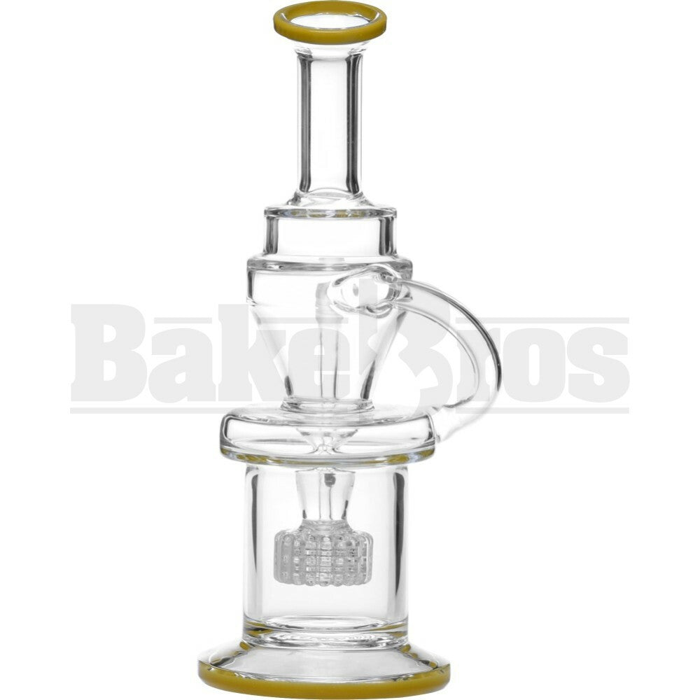 WP MICROSCOPE KLEIN RECYCLER STEREO MATRIX PERC 11" MUSTARD MALE 14MM