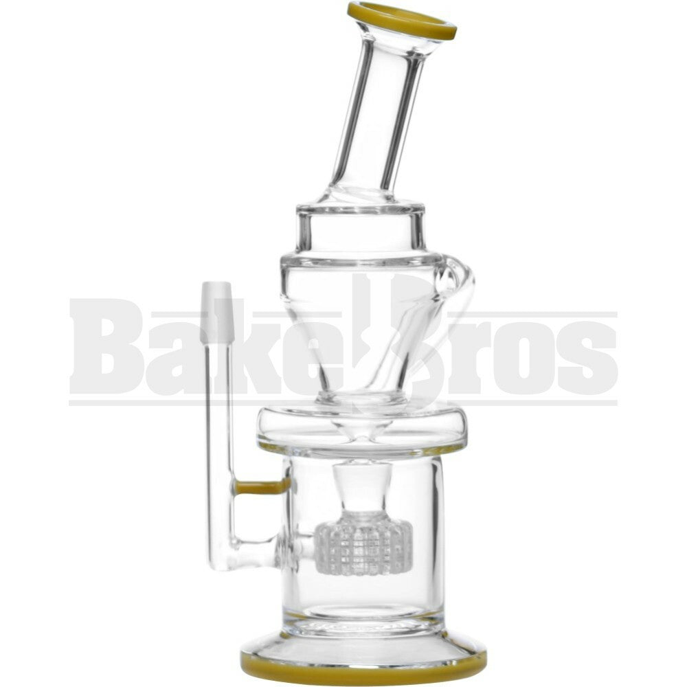 WP MICROSCOPE KLEIN RECYCLER STEREO MATRIX PERC 11" MUSTARD MALE 14MM