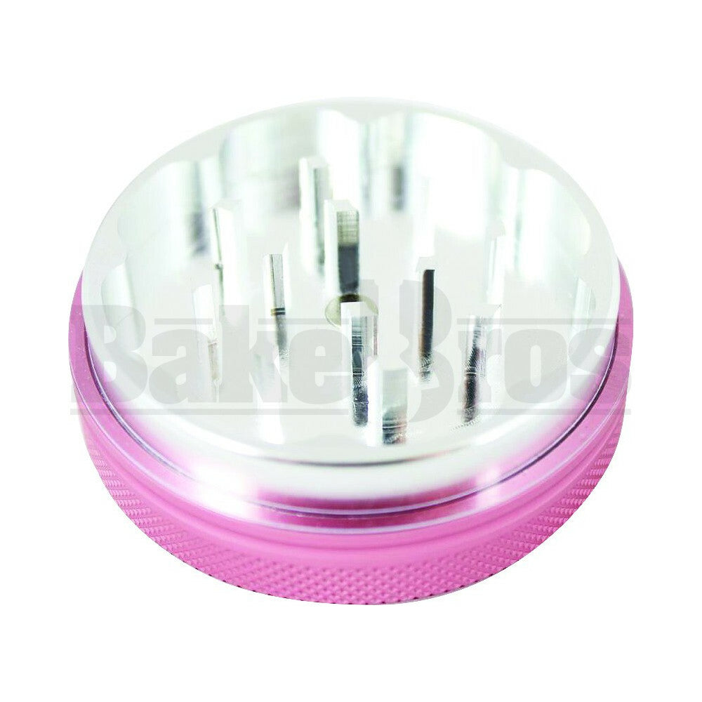 SHARPSTONE CLEAR TOP GRINDER 2 PIECE 2.2" PINK Pack of 1